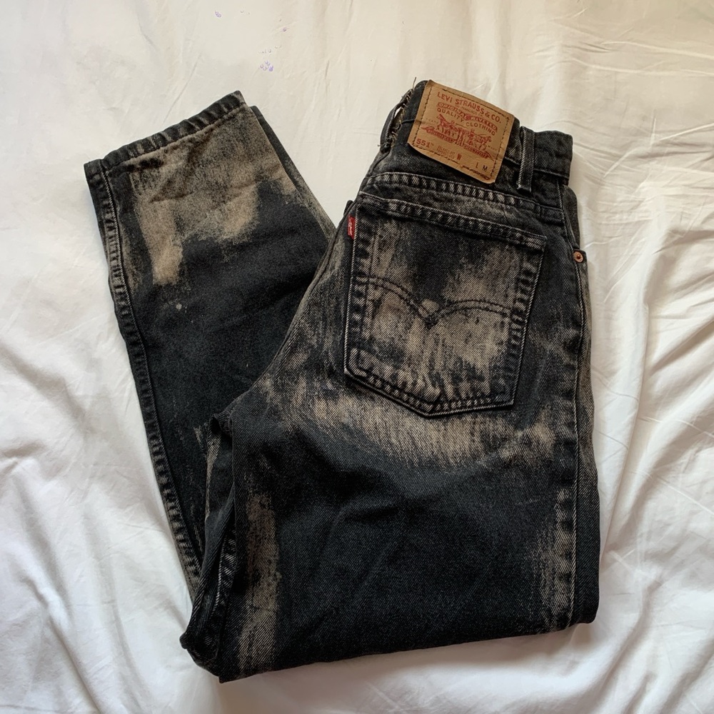 Levi denim washed jeans
